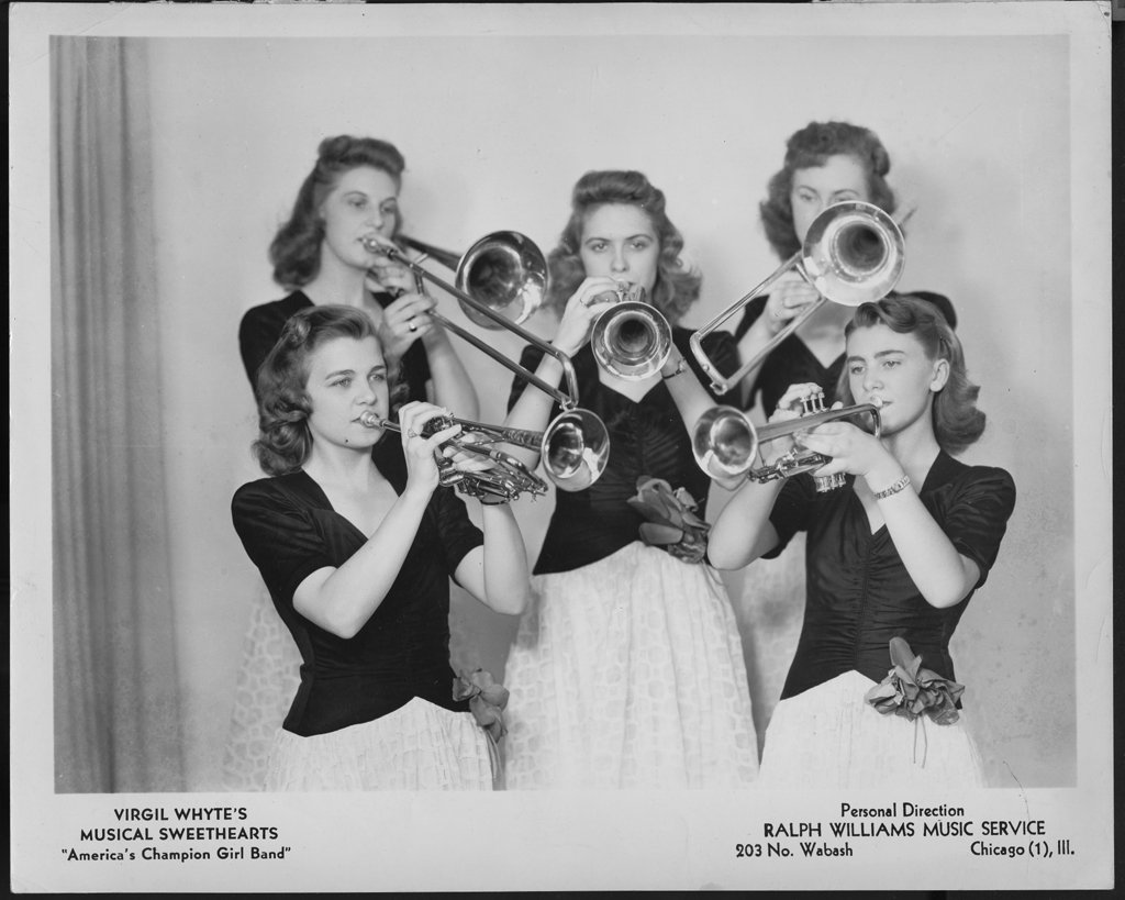 SHE'S GOT BRASS – 10 piece all female brass band – New River Studios