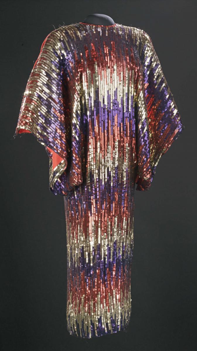 Dress worn by Celia Cruz, 1970s, Collection of the Smithsonian National Museum of African American History and Culture, Gift of the Celia Cruz Knight Estate