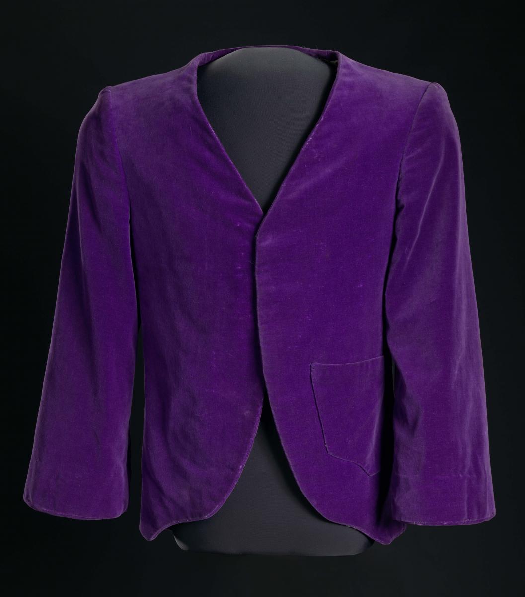 Jacket made by Joe Emsley and worn by Miles Davis, 1960s, Collection of the Smithsonian National Museum of African American History and Culture