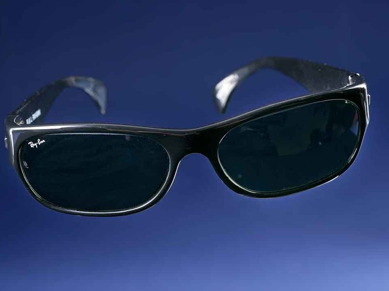 Ray Charles' Ray-Bans, his celebrity trademark, are held in the collections of the National Museum of American History