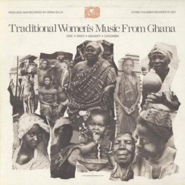 Album art, Traditional Women's Music from Ghana: Ewe, Fanti, Ashanti, and Dagomba, Various artists, 2004 Smithsonian Folkways Recordings / 1981 Folkways Records