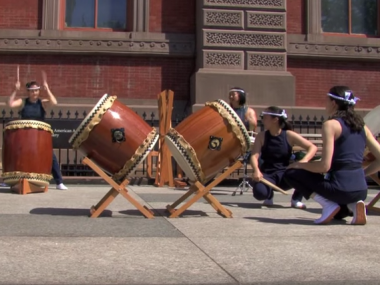 Nen Daiko, taiko ensemble, at the Renwick Gallery, May 2010